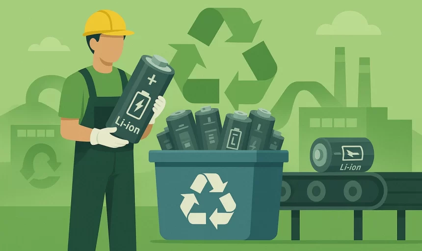 Lithium ion battery recycling company in india